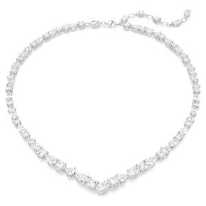 Swarovski Mesmera Necklace Mixed Cuts, White, Rhodium Plated 5665242